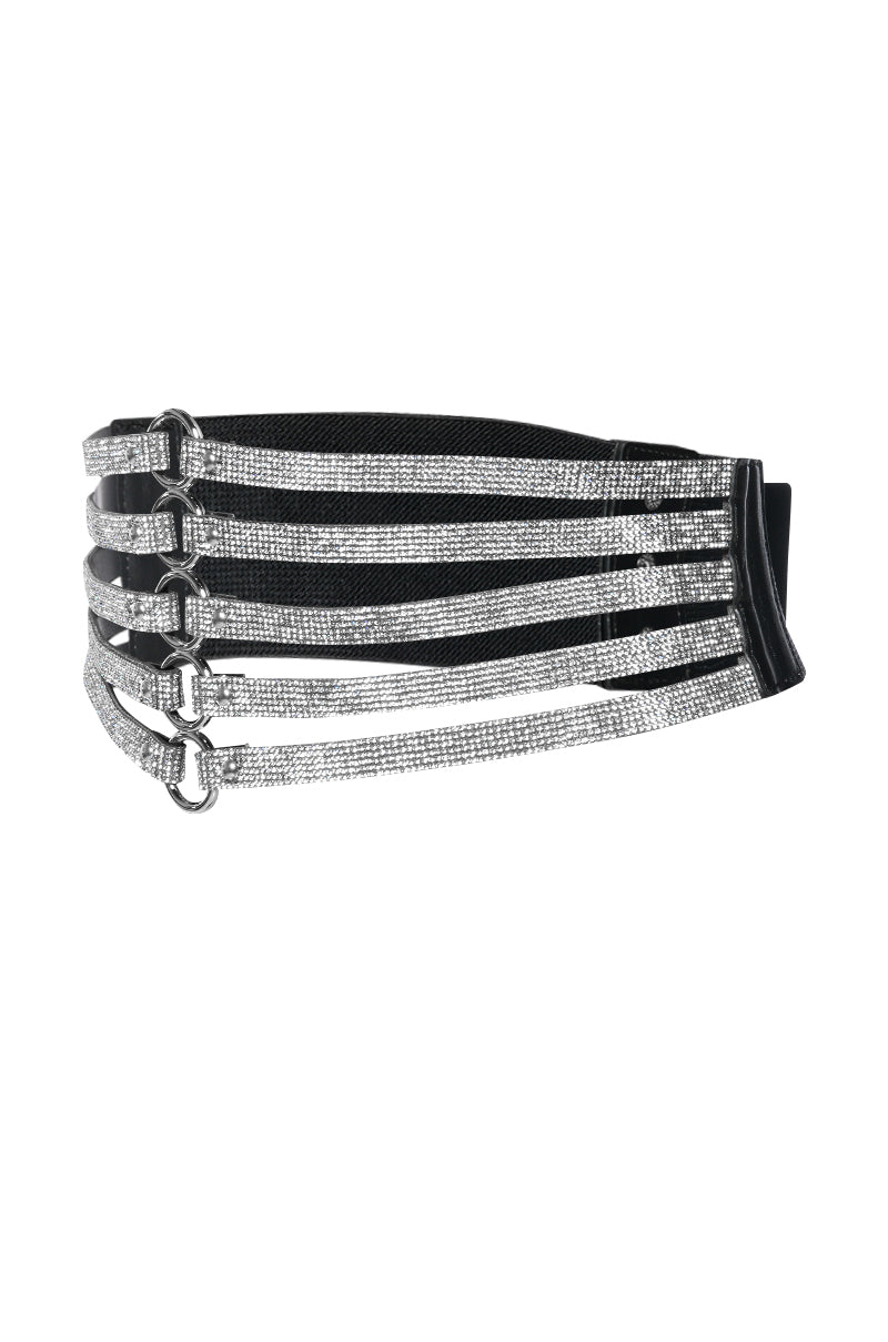 CINCH ME UP RHINESTONE STRETCH CORSET BELT