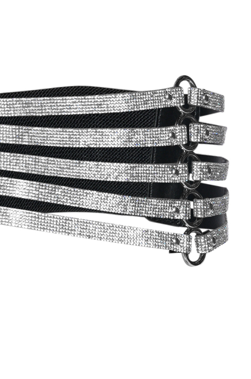 CINCH ME UP RHINESTONE STRETCH CORSET BELT