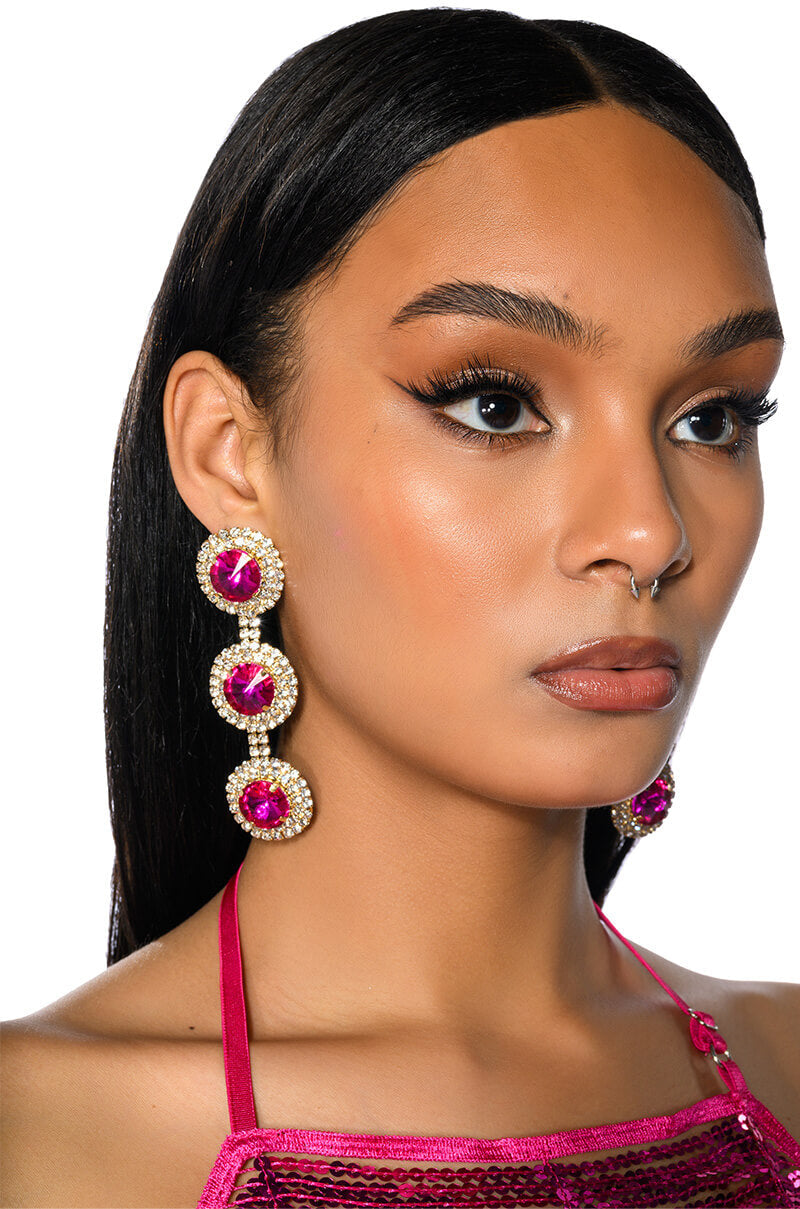 CLASS ACT GEM DROP EARRINGS