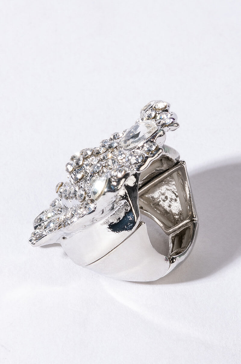 CLEO RHINESTONE COCKTAIL RING