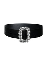 COLD HEART BLING BUCKET BELT