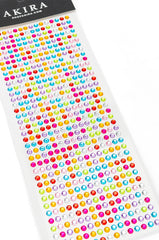 COLORFUL SMALL HAIR GEM STICKERS