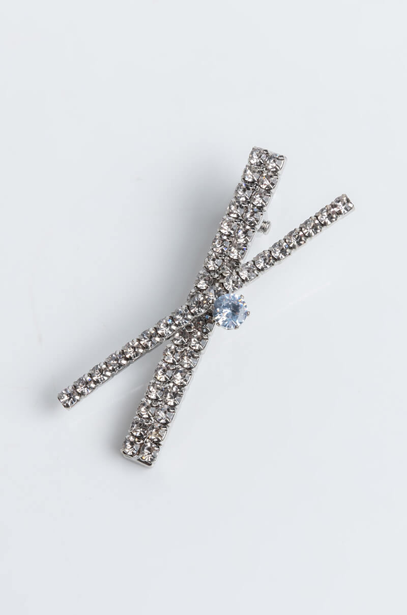 CROSS CLIP SILVER