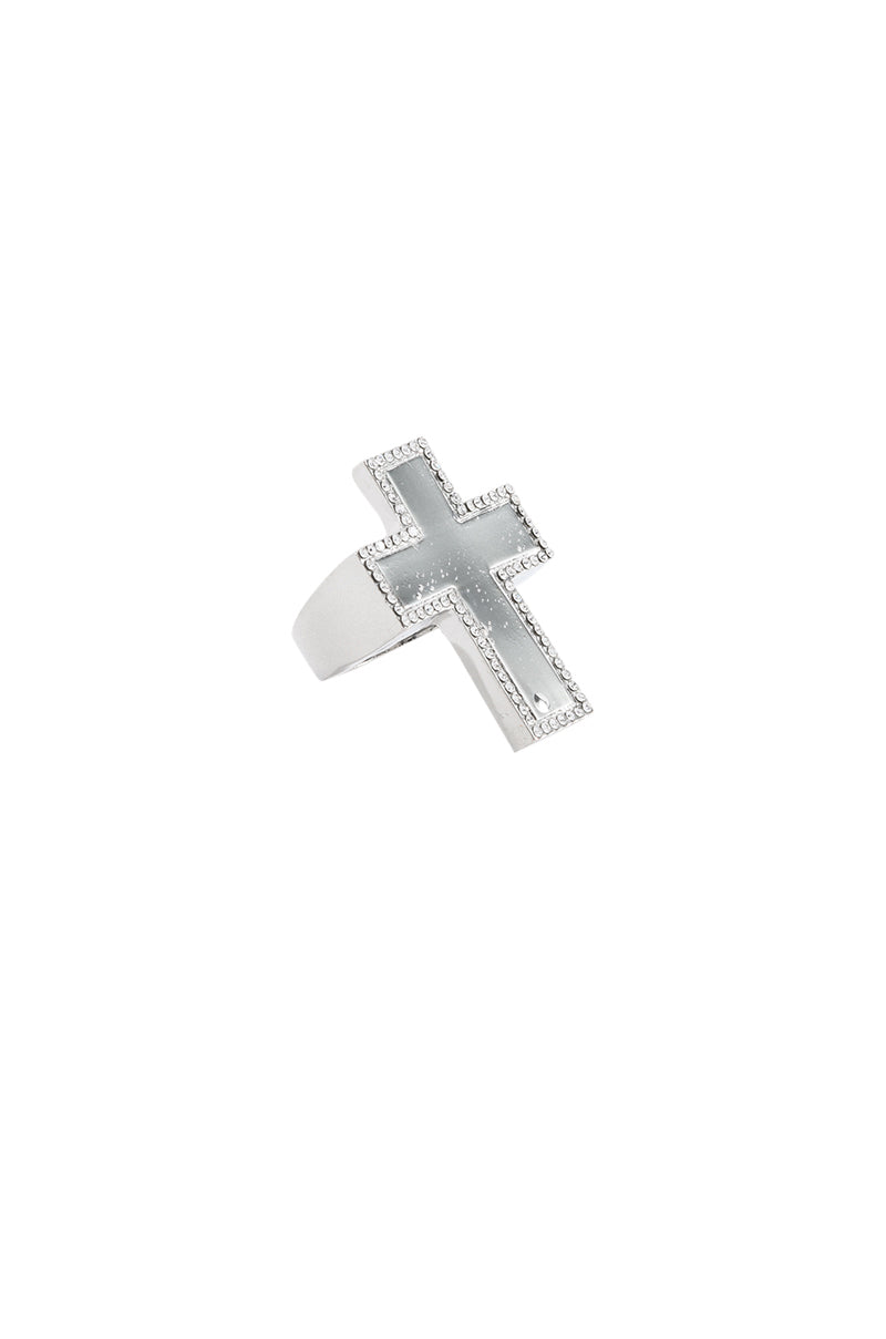 CROSS STACKING RING