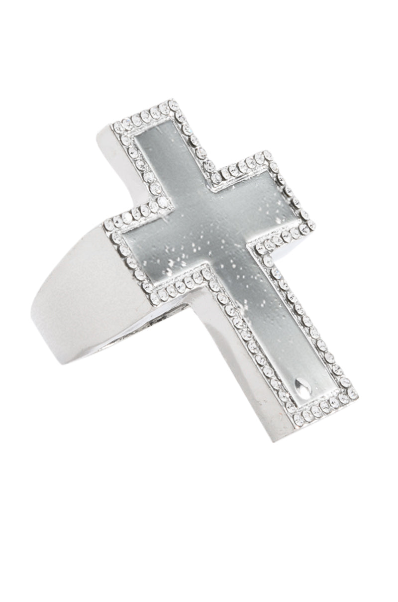 CROSS STACKING RING