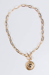 CROWN ME LION STATEMENT NECKLACE