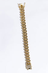 CUBAN STRAIGHT EDGE CHAIN ANKLET
