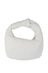 DAISY PU WEAVE PURSE