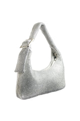 DARYA BAG WITH MESH DIAMONDS IN BLACK