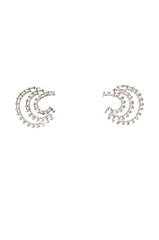 DAYANNE BLING STUD IN SILVER