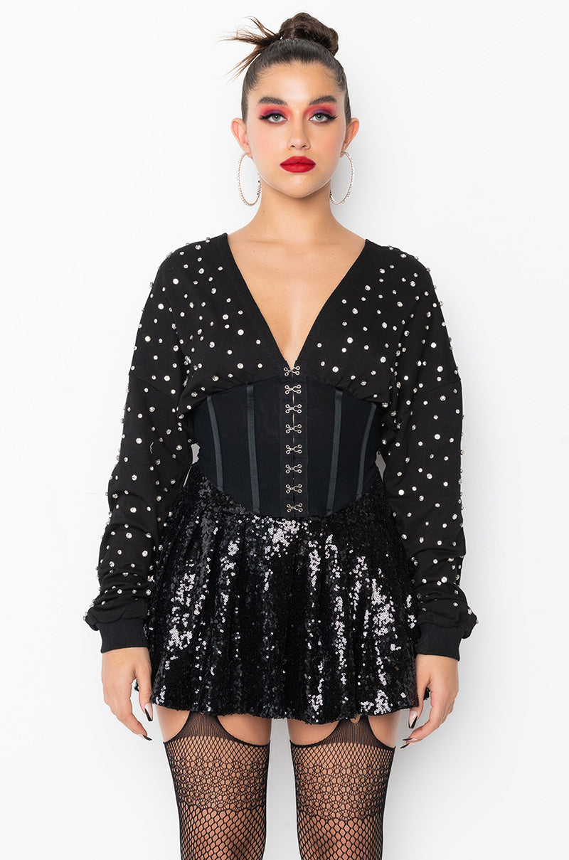 DIAMOND DAZZLER SWEATSHIRT