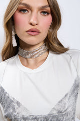 DIAMONDS DANCING CHOKER