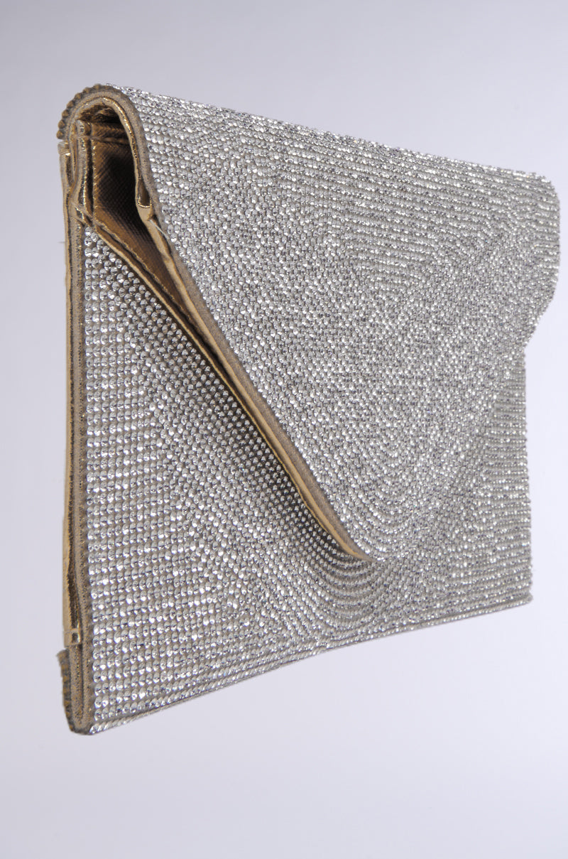DIAMONDS DANCING CLUTCH