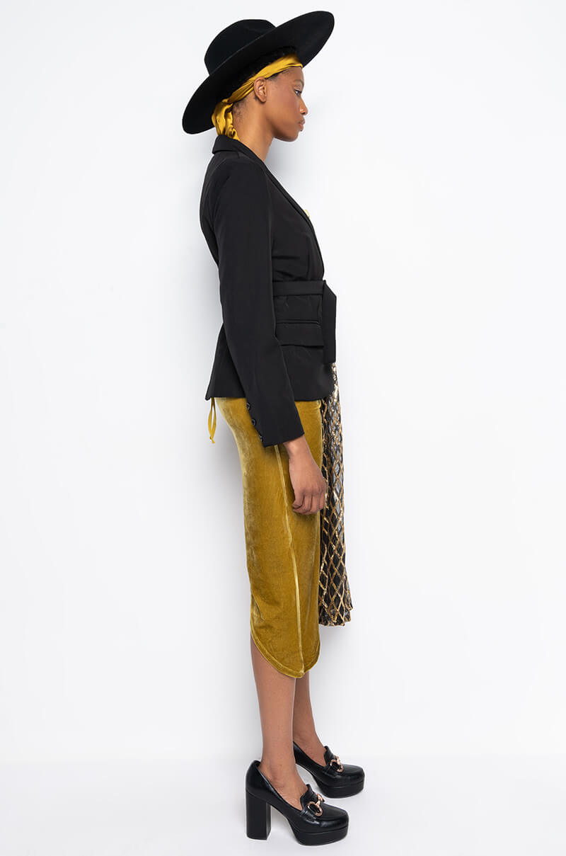 DIP IT LOW SEQUIN HYBRID BLAZER