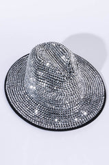 DISCO LIGHTS SILVER FEDORA