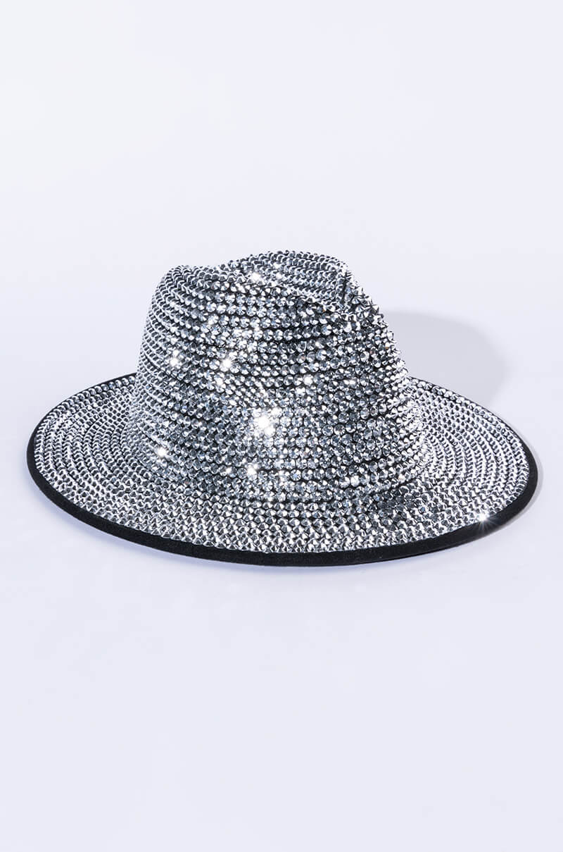 DISCO LIGHTS SILVER FEDORA