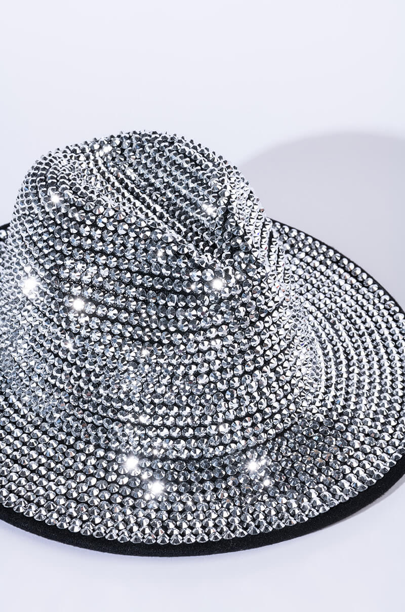 DISCO LIGHTS SILVER FEDORA