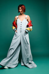 DIANA WIDE LEG DENIM JUMPSUIT