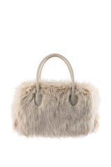 DOING DAMAGE FAUX FUR TOTE