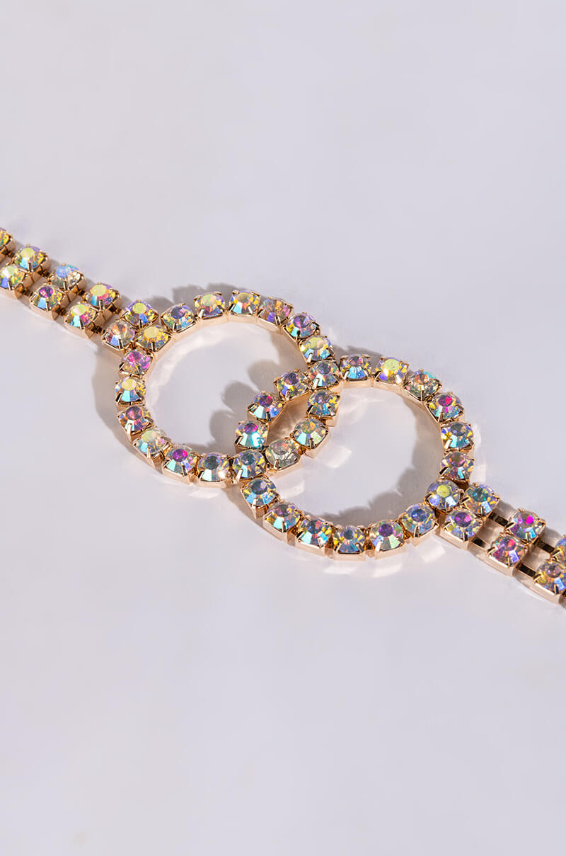 DOLCE RHINESTONE CHAIN BELT