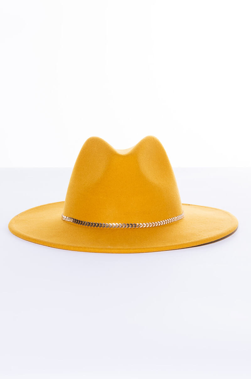 DONT START NOW WOOL BRIM HAT