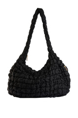 DUFFY RUCHED SHOULDER BAG IN PINK