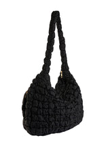 DUFFY RUCHED SHOULDER BAG IN PINK
