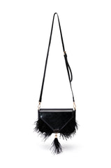 CHARLINEDA FEATHER BAG