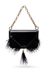 CHARLINEDA FEATHER BAG