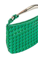 BIERA WEAVEN PU BAG IN GREEN