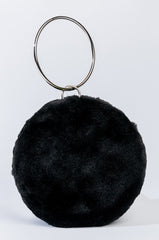 DAYANNE CHOCOLATE FUR BAG